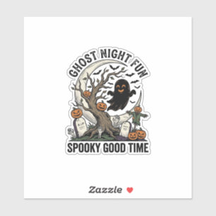 Halloween Ghost Shirt Vintage Graveyard Fun Design