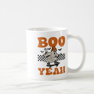 Halloween Ghost Skateboard Boo Yeah Costume Boys K Coffee Mug