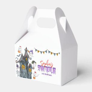 Halloween Ghost Spooktacular Birthday Party Favor Box