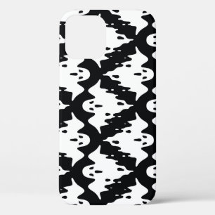 Halloween Ghost Spooky Seamless Pattern iPhone 12 Case