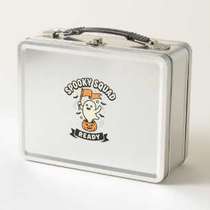 Halloween Ghost Squad Metal Lunch Box