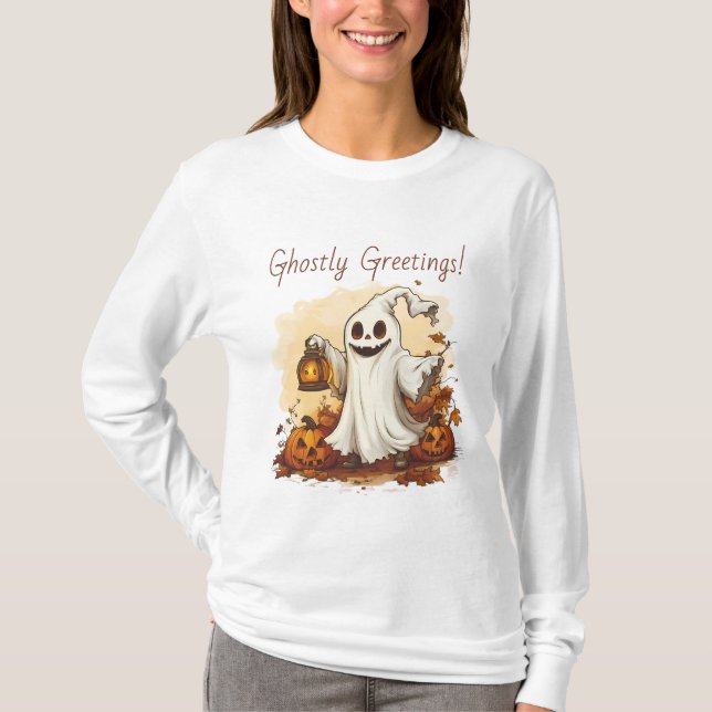 Halloween ghost T-Shirt (Front)