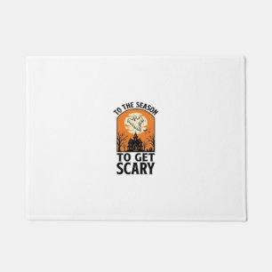 Halloween Ghost To Get Scary Vintage Spooky_1 Doormat