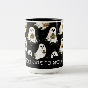 Halloween Ghost Two-Tone Coffee Mug