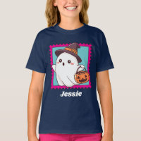 Halloween Ghost Witch Costume Personalized Text