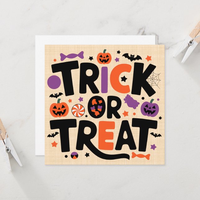 Halloween - ghostly festivities invitation (Front/Back In Situ)