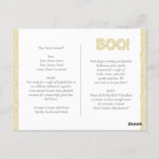 Halloween Ghostly Postcard