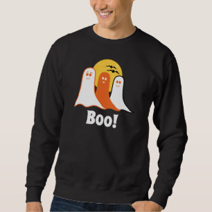 Halloween Ghosts, Boo with Bats Sweatshirt