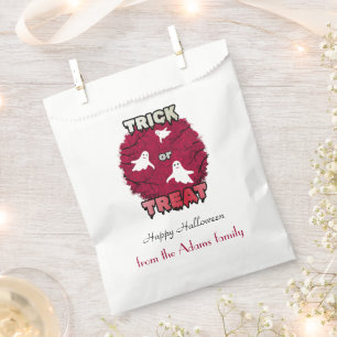 Halloween ghosts favour bag