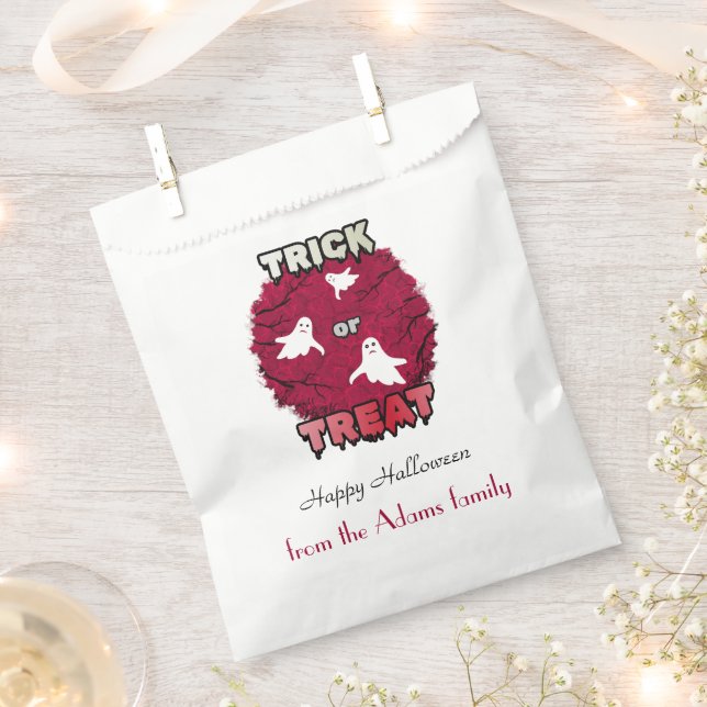 Halloween ghosts favour bag (Clipped)