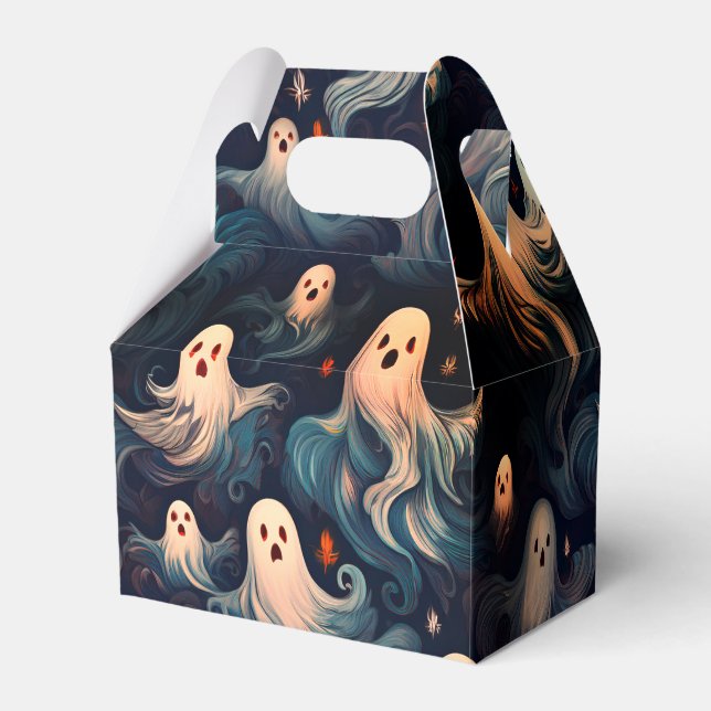 Halloween ghosts favour boxes (Front Side)