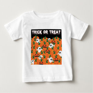 Halloween Ghosts Haunted Pumpkin Patch Baby T-Shirt