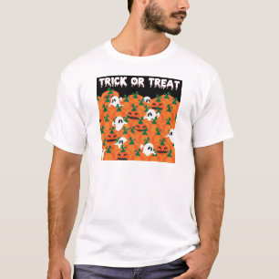 Halloween Ghosts Haunted Pumpkin Patch T-Shirt