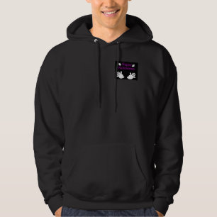 Halloween Ghosts, Unisex Black Zip Hoodie