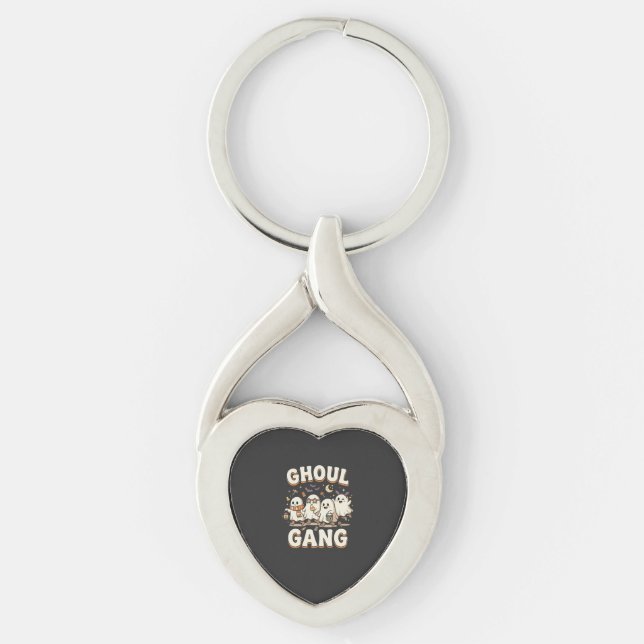 Halloween Ghoul Gang Keychain (Front)
