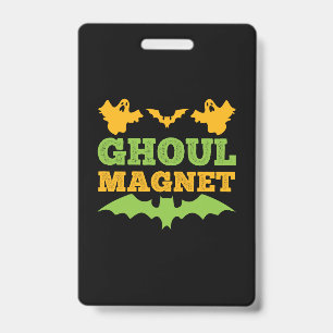 Halloween Ghoul Magnet Birthday Badge