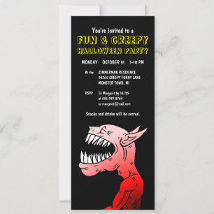 Halloween Ghoul Party Invitation