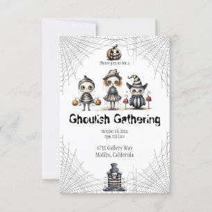 Halloween Ghoulish Gathering Invitation