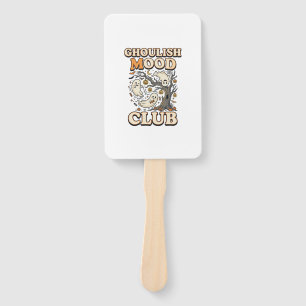 Halloween Ghoulish Mood Club Hand Fan