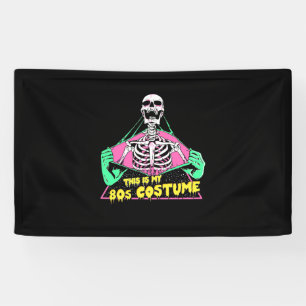 Halloween Gift 80s Halloween Costume Retro Banner