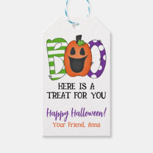 Halloween Gift Favour Tag