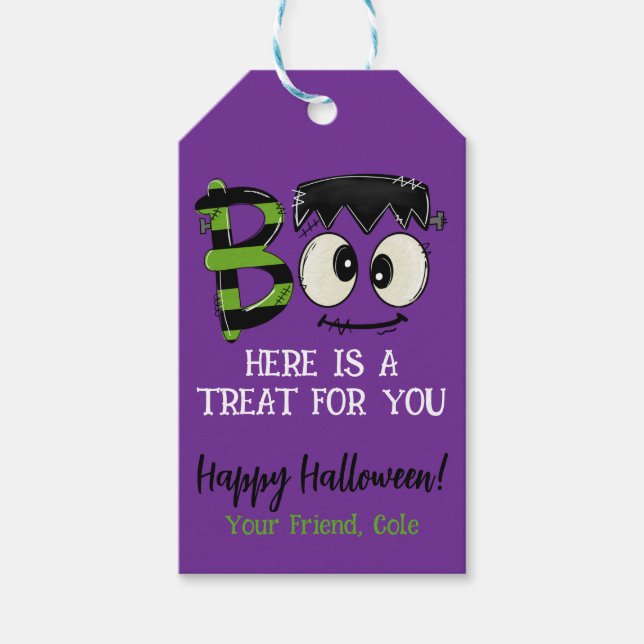 Halloween Gift Favour Tag (Front)