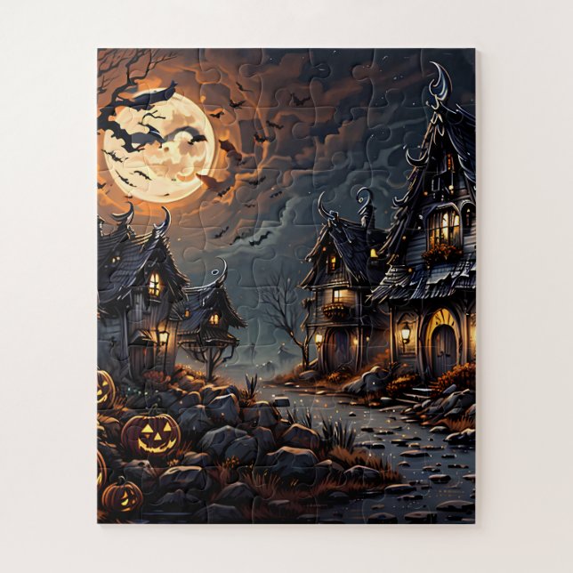 Halloween Gift for adults, kids, all skill levels Jigsaw Puzzle (Vertical)