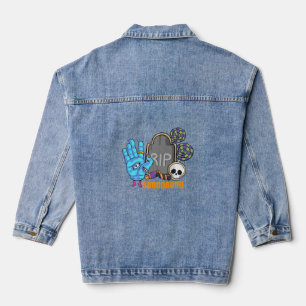 Halloween Gift Shirt Nightmare Before Christmas Denim Jacket