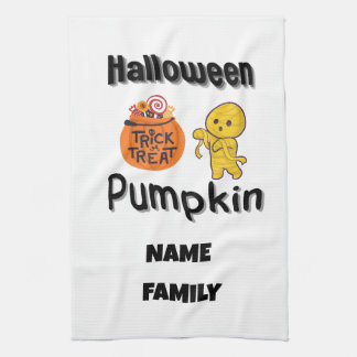 Halloween gifts for family personalized kitchen  towel