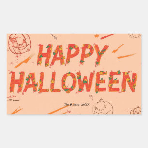 Halloween giftsticker, Minimalist Modern halloween Sticker