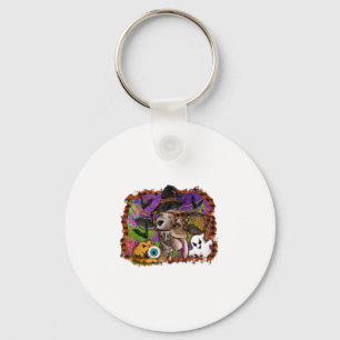 Halloween Giraffe Keychain