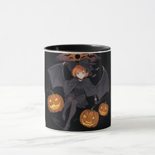 halloween girl mug