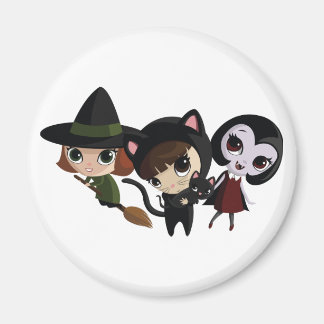 Halloween Girls Magnet