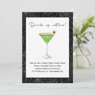 Halloween Girls Night Invitation