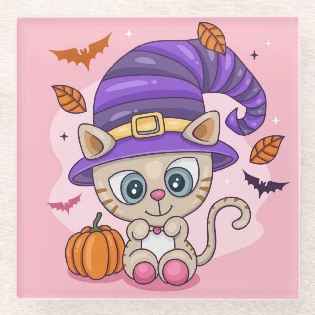 Halloween Glass Coaster (Front)