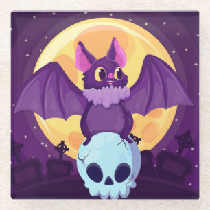 Halloween Glass Coaster