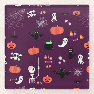 Halloween Glass Coaster