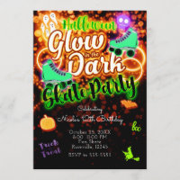 Halloween Glow in the Dark Roller Skate Party