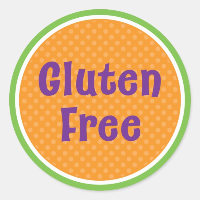 Halloween Gluten Free Sticker (Front)
