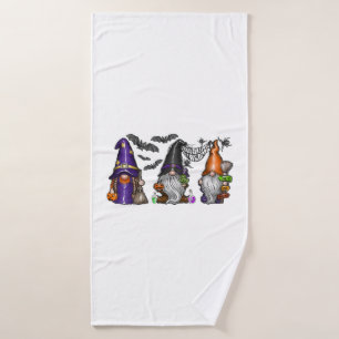 Halloween Gnome Bath Towel