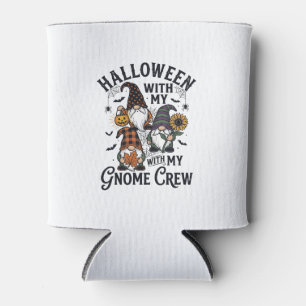 Halloween Gnome Crew Vintage Engraving Shirt_1 Can Cooler