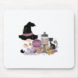 Halloween Gnome Fall Autumn Thanksgiving Halloween Mouse Pad