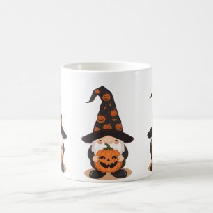 Halloween Gnome Mug   Cute Pumpkin Coffee Cup