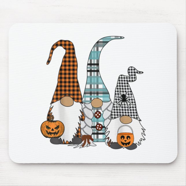 Halloween Gnome Swedish Trick Or Treat 3 Nordic Gn Mouse Pad (Front)