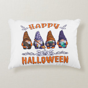 Halloween Gnomes Accent Pillow