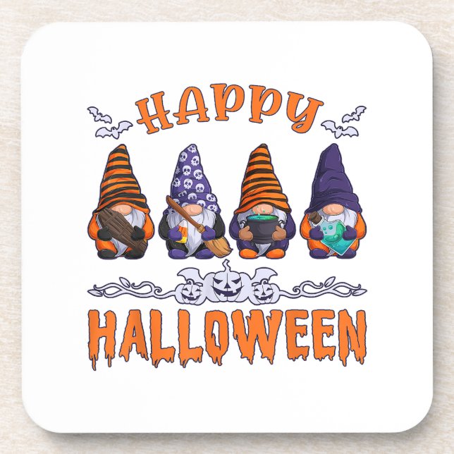 Halloween Gnomes Coaster (Front)