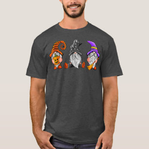 Halloween Gnomes Cute Autumn Fall Teachers Girl To T-Shirt