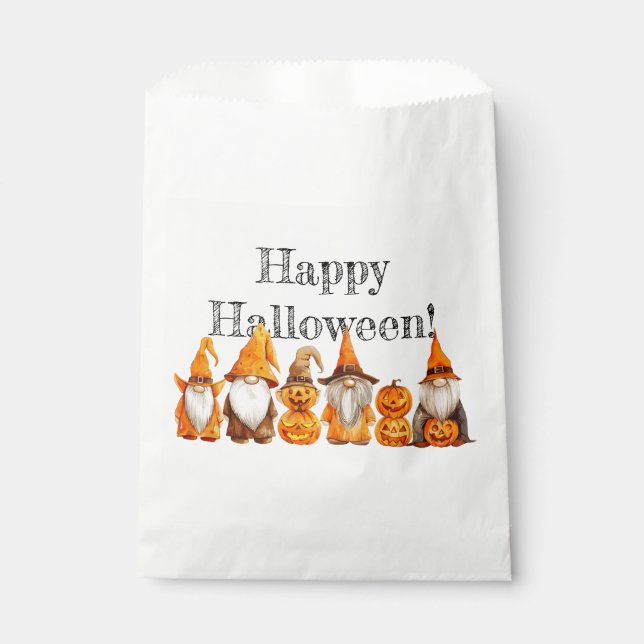 Halloween Gnomes Favour Bag (Front)