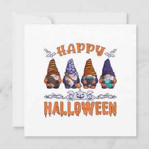 Halloween Gnomes Invitation