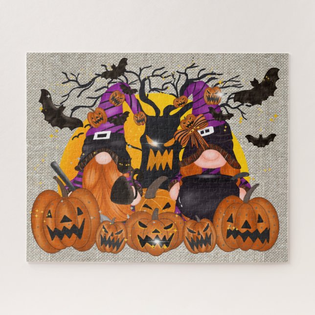 Halloween Gnomes Puzzle (Horizontal)